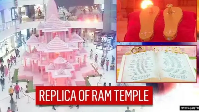 Delhi Mall installs replica of Ayodhya Ram temple ahead of Diwali to cheer people Delhi