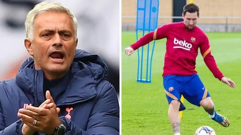 Mourinho mocks Man City when asked about signing Barcelona ace Lionel Messi Mourinho