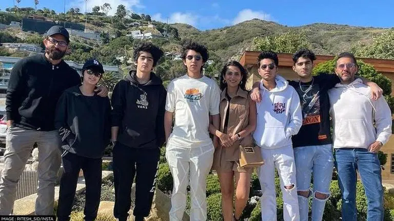 Hrithik Roshan spends quality time with sons Hridhaan and Hrehaan in Los Angeles; PICS hrithik roshan