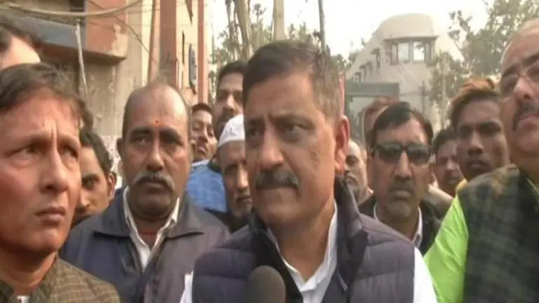 Delhi Fire: Bihar Minister Sanjay Jha slams Delhi government for Anaj Mandi tragedy Bihar