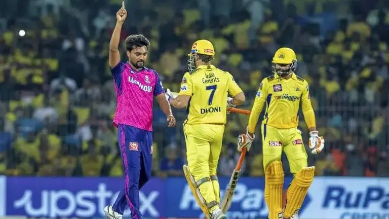 CSK vs RR: Sandeep Sharma sends message to MS Dhoni after last-over heroics in IPL match MS Dhoni, CSK vs RR, IPL 2023, Chennai Super Kings, Indian Premier League, Sandeep Sharma