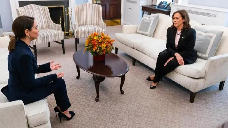 US VP meets Iranian-British actress Nazanin Boniadi, voices support for Iran protests Kamala Harris