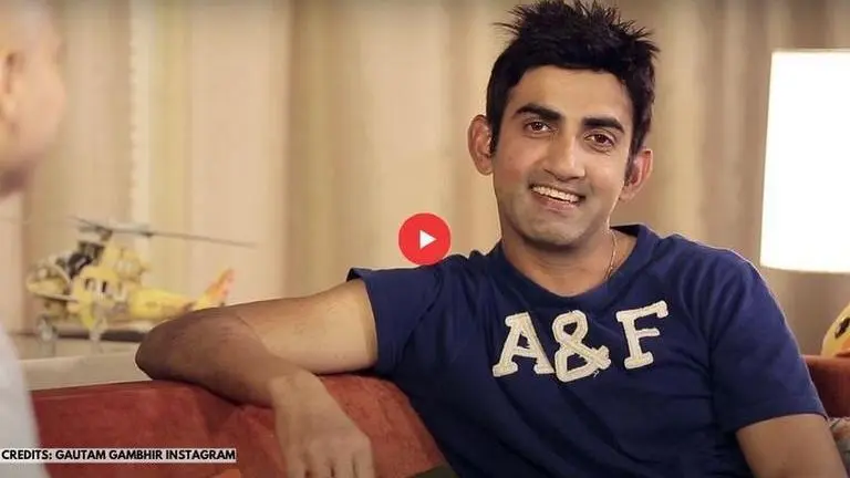 Gautam Gambhir recalls showing his 'cool side' in fun talk show comically; watch video Gautam Gambhir