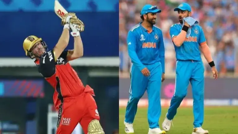 'Win World Cup...': AB de Villiers gives his verdict on Virat Kohli and Rohit Sharma's T20I future Ab de Villiers with Virat Kohli & Rohit Sharma