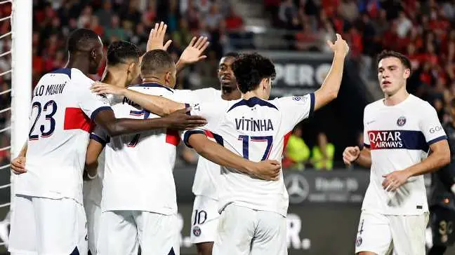 PSG get back to winning ways with victory at Rennes, Marseille beats Le Havre PSG get back to winning ways with victory at Rennes