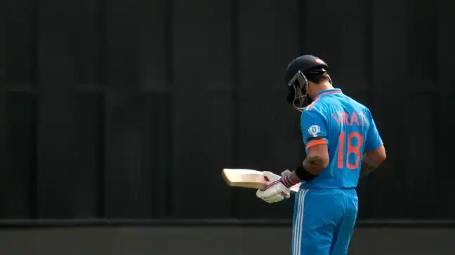 Virat Kohli departed without scoring against England.