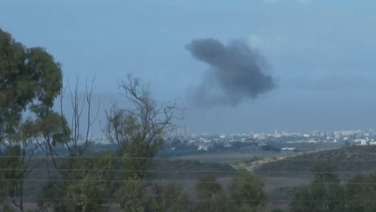 Smoke Fills Gaza Skyline As Israel-Hamas War Rages On | Republic World