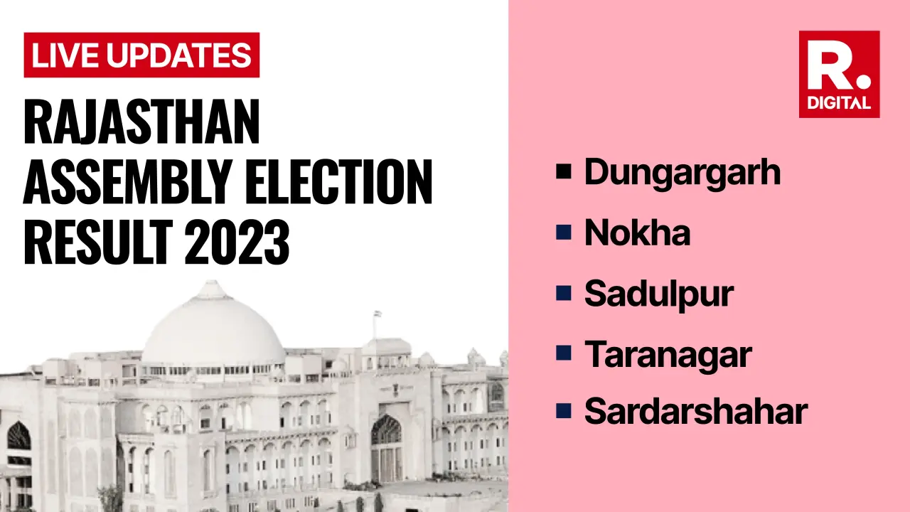 Dungargarh, Sadulpur, Taranagar, Sardarshahar Election Result 2023 Counting begins at 8AM Rajasthan Assembly Election Results 2023