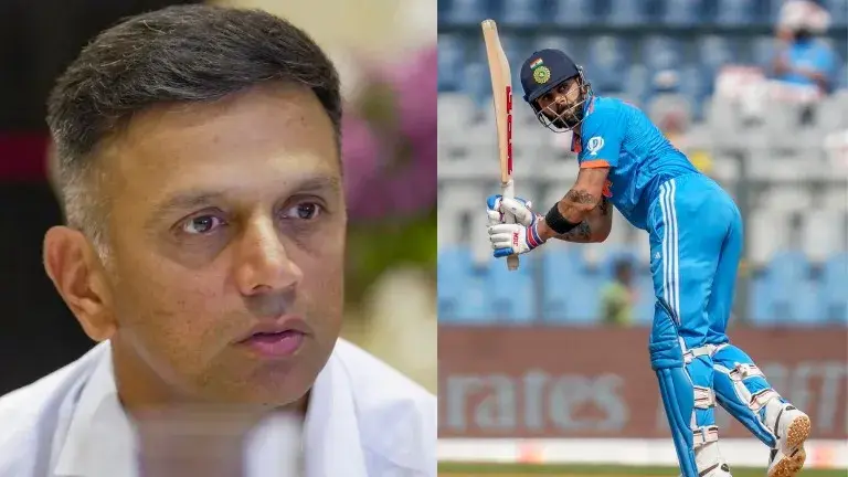 'He's not thinking too much': Dravid on prospect of Virat Kohli equaling Sachin Tendulkar's record Rahul Dravid and Virat Kohli
