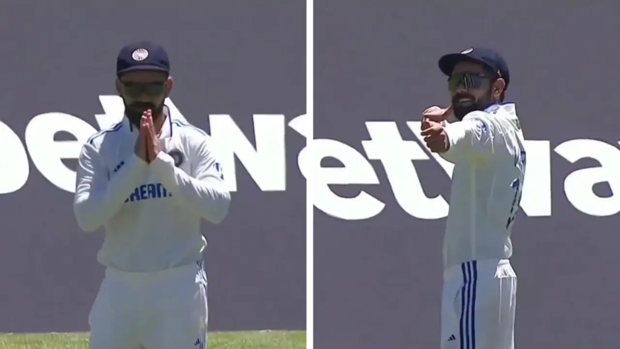 WATCH: Virat Kohli's epic reaction on 'Ram Siya Ram' song during 2nd Test takes internet by storm Virat Kohli strikes epic pose on 'Ram Siya Ram' song