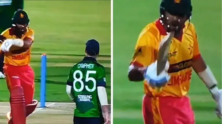Shocking! Sikandar Raza threatens to hit Ireland players with bat after on-field fight - WATCH Sikandar Raza