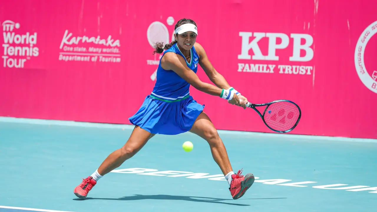 Karnataka State Lawn Tennis Association to host ITF Women’s Open from January 14 File picture of Ankita Raina