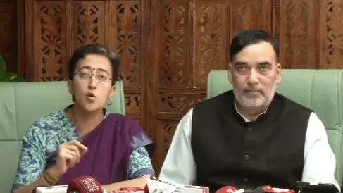 Atishi and Gopal Rai