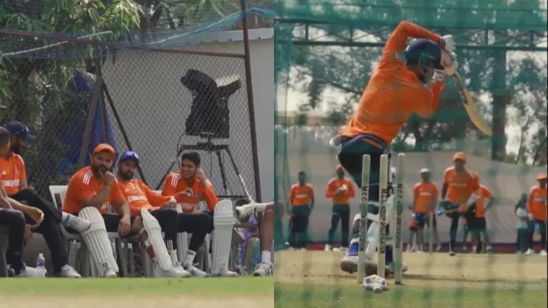 Rohit Sharma & team take up drills, net practice at Uppal Stadium ahead of ENG series in HYD - WATCH Team India