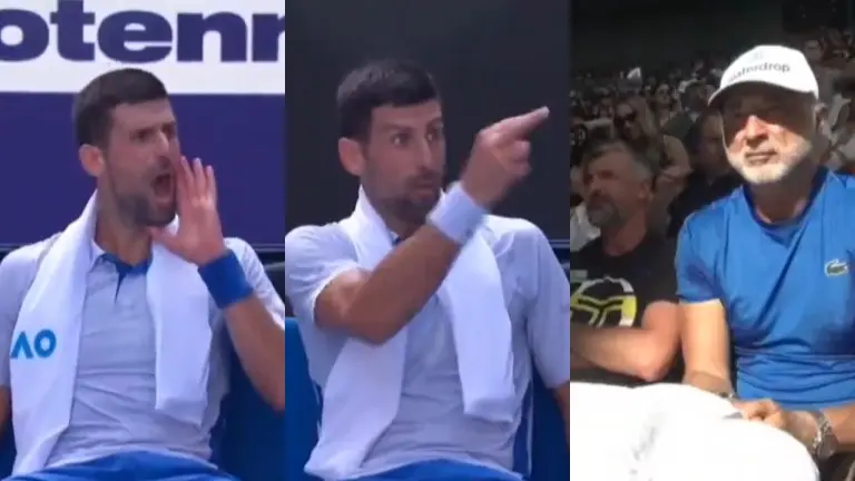 'You had one job!': Djokovic had a heated reaction to his distracted team during Australian Open Novak Djokovic