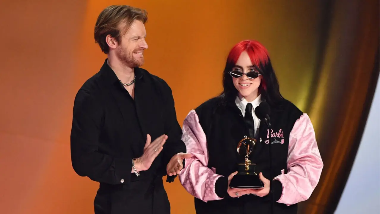 Finneas O'Connell with Billie Eilish