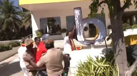 Kannada language protest