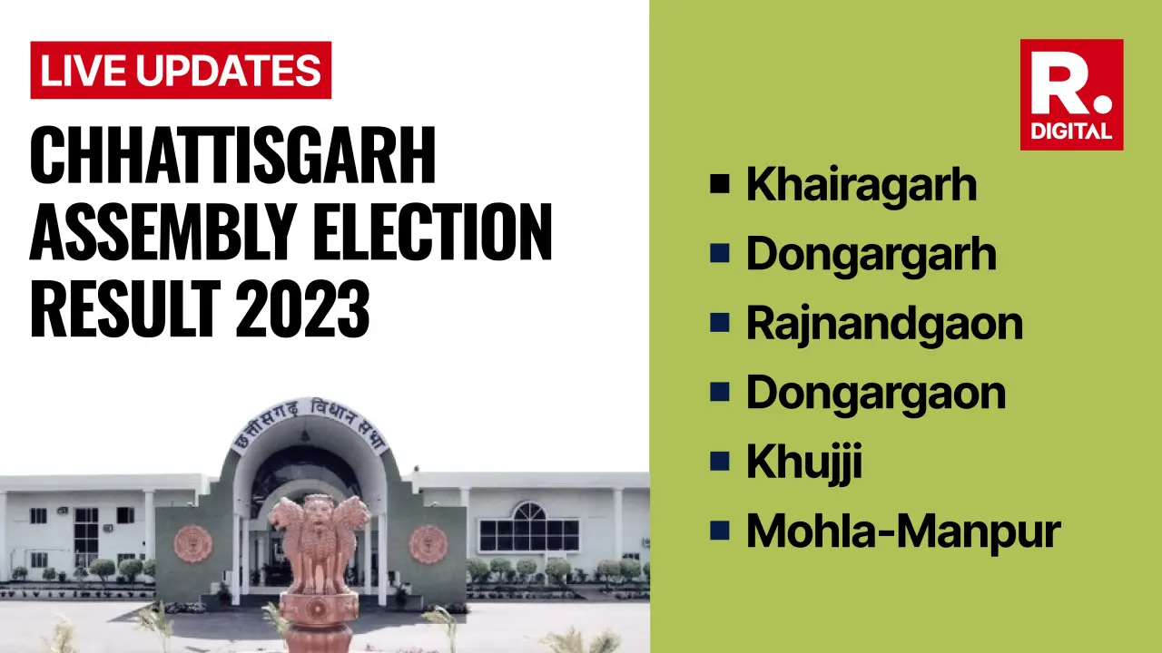 Khairagarh, Dongargarh, Rajnandgaon, Dongargaon, Khujji, Mohla-Manpur Election Result 2023 The polling for the 90-member Legislative Assembly was held on November 7 and 17.
