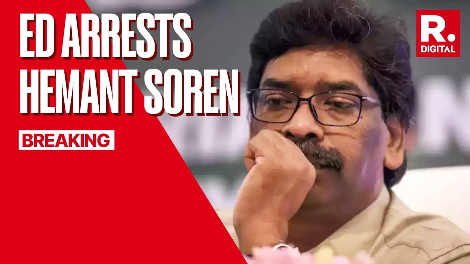 After 7 Hours of ED Interrogation, Hemant Soren Arrested | Republic World