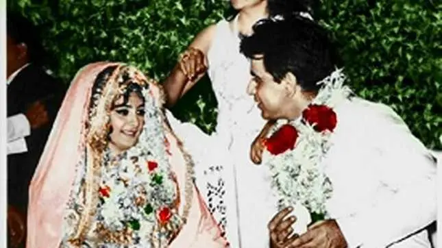 Saira Banu and Dilip Kumar