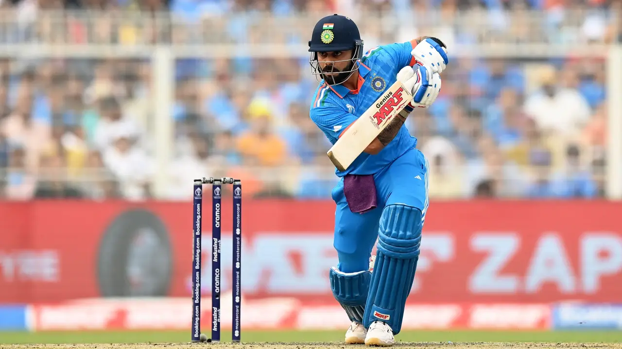 Virat Kohli scores his 49th ODI hundred