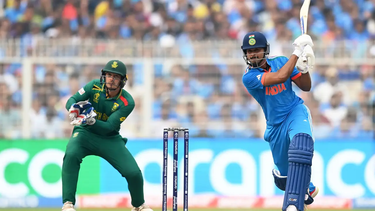 Shreyas Iyer scores a handy 77 as he contributed handsomely