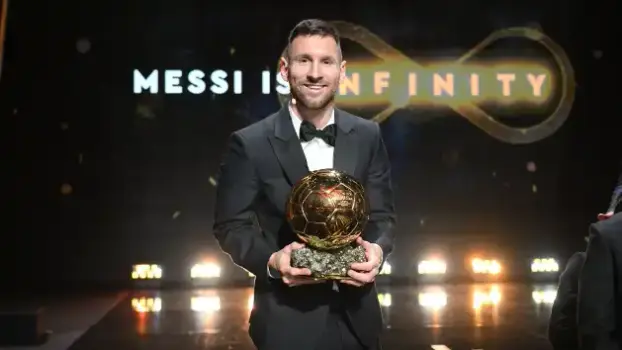 Lionel Messi now has crushed all doubts on who is the greatest-ever with yet another achievement Lionel Messi poses with Ballon d'Or