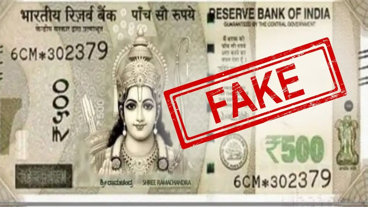 Rs 500 Notes With Lord Ram, Ram Mandir Images Are Fake