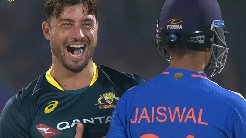 WATCH! Marcus Stoinis tries to mock Yashasvi Jaiswal after horrible mixup with Ruturaj Gaikwad Marcus Stoinis mocks Yashasvi Jaiswal
