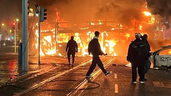 Dublin riots protests