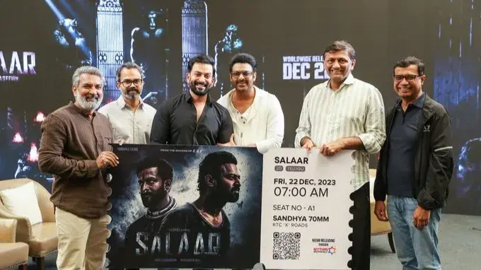 Producer reveals why Prabhas, Prithviraj Sukumaran starrer Salaar had no pre-release event SS Rajamouli buys ticket