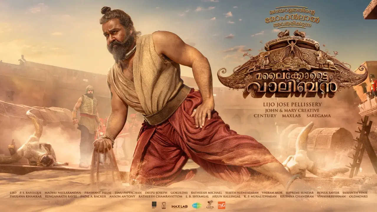 Malaikottai Vaaliban: New poster of Mohanlal starrer promises high-voltage battlefield action Malaikottai Vaaliban