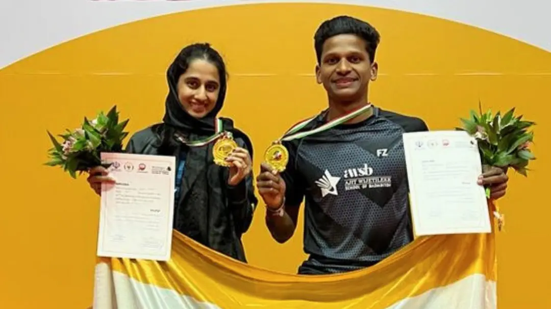 Sathish Kumar Karunakaran and Aadya Varaiyath