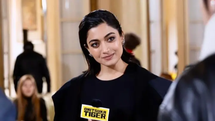 Rashmika Mandanna Looks Bewitching In Black At Milan Fashion Week 2024 Rashmika Mandanna