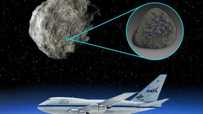 Groundbreaking: In a First, Scientists Discover Water on Asteroid Surface Scientists Discover Water on Asteroid Surface