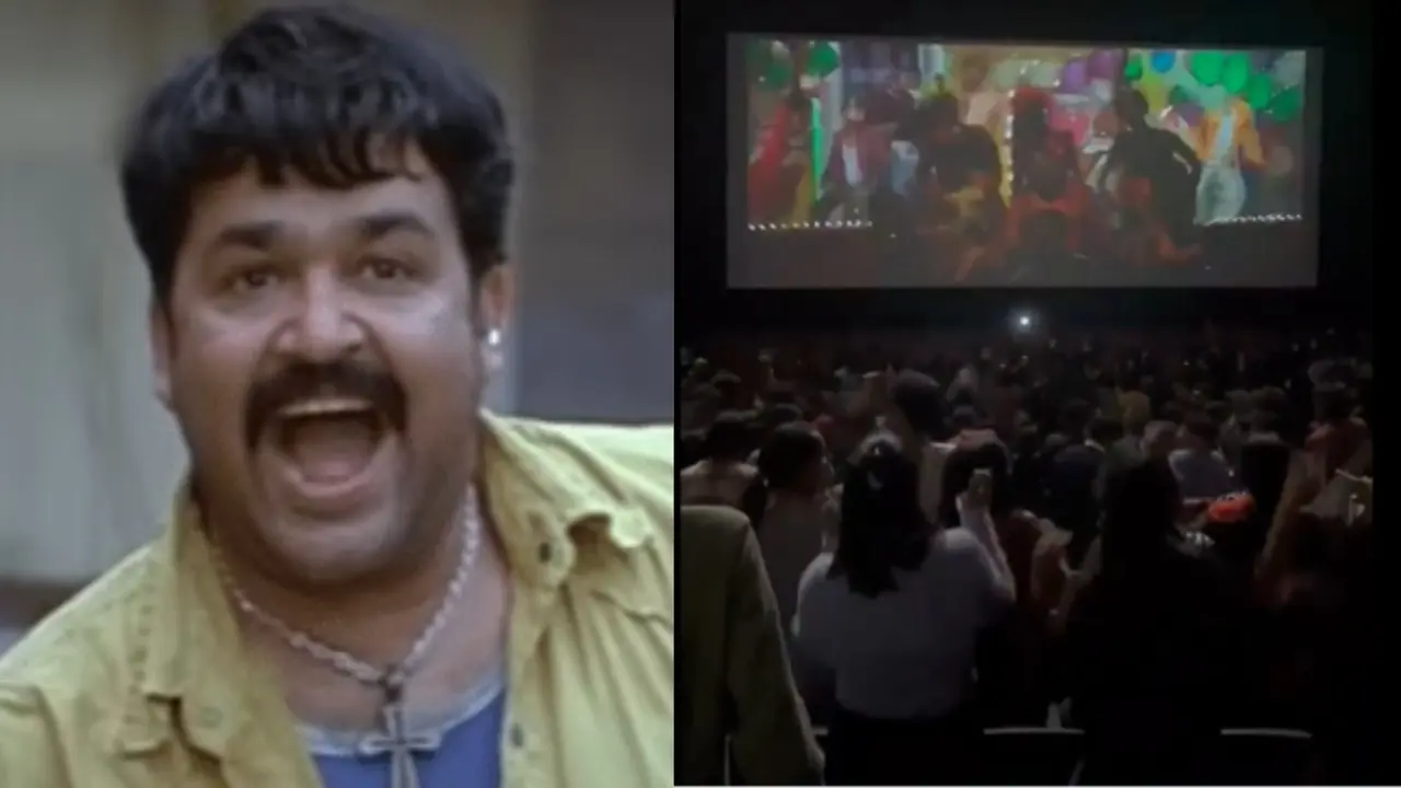 Mohanlal’s Chotta Mumbai Re-release After 17 Years Makes Fans Go Berserk In Halls, Videos Go Viral Mohanlal's Chotta Mumbai