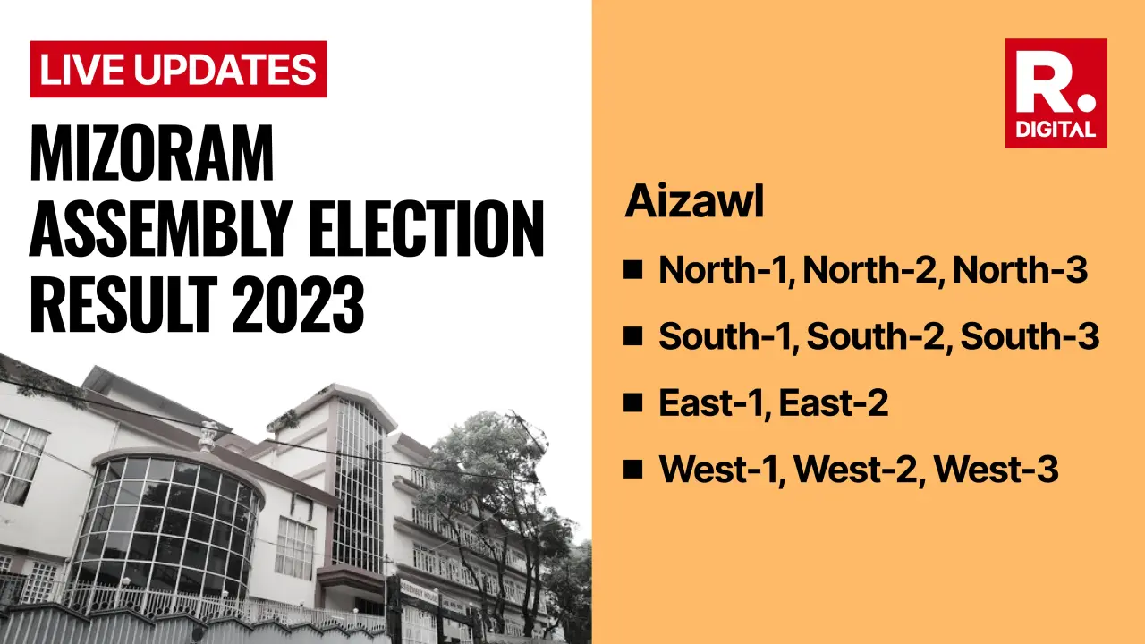 Aizawl West 1, Aizawl West 2, Aizawl West 3, Aizawl South 1 Election Result 2023 LIVE: Voting begins Mizoram Election Results 2023