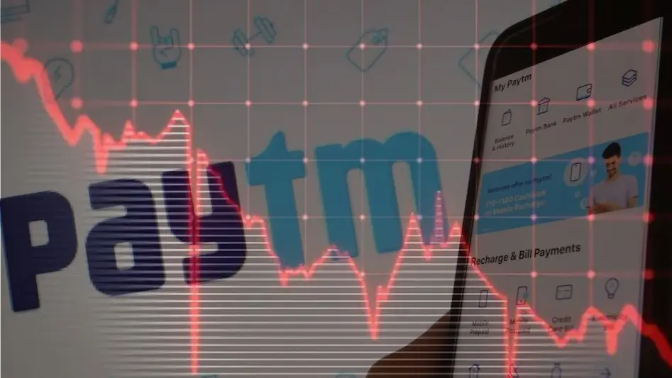 Paytm continues to bleed, shares drop nearly 60% on RBI directive Paytm stock price