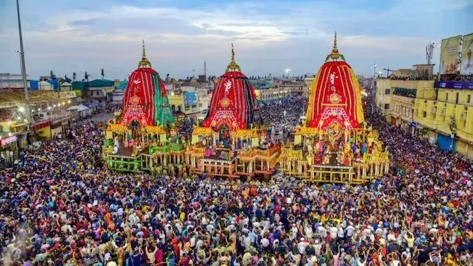 Lord Jagannath's Rath Yatra in Puri
