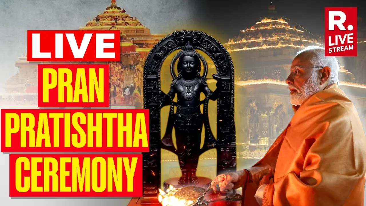 Ram Mandir Pran Pratishtha at 12.30 PM LIVE Streaming: When And Where to Watch Online Telecast Ram Mandir Pran Pratishtha LIVE Streaming