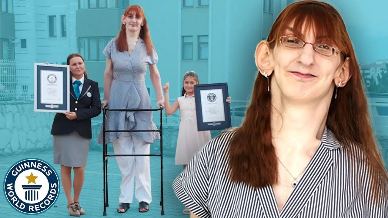 World's Tallest Woman Reveals She Was Born Naturally, Measuring 1.9 Feet