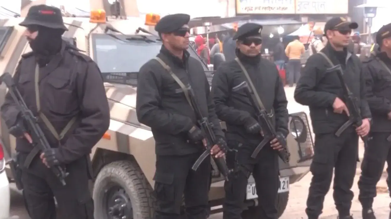 Elite Anti-Terrorist Squad (ATS) commandos on their toes to guard Ram ...