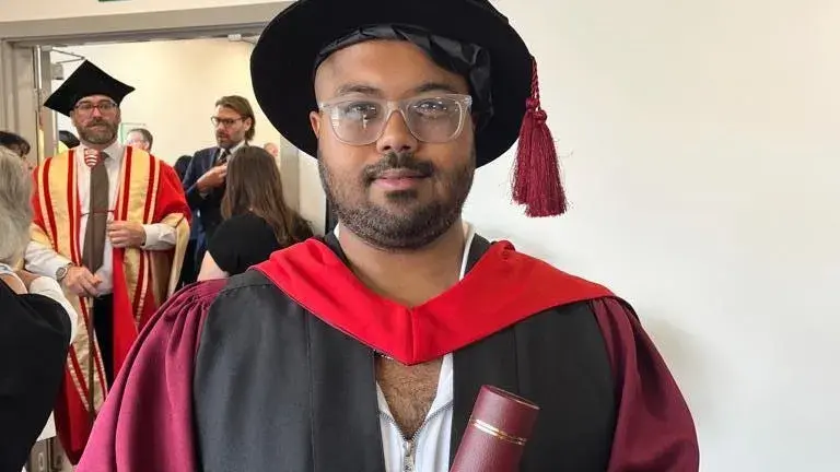 Creator of Nosh, Somdip Dey, celebrates doctorate completion from the University of Essex Somdip Dey’s graduation at the University of Essex