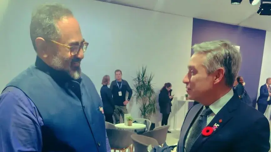 Rajeev Chandrasekhar and Dutch officials discuss AI governance Rajeev Chandrasekhar with Dutch officials