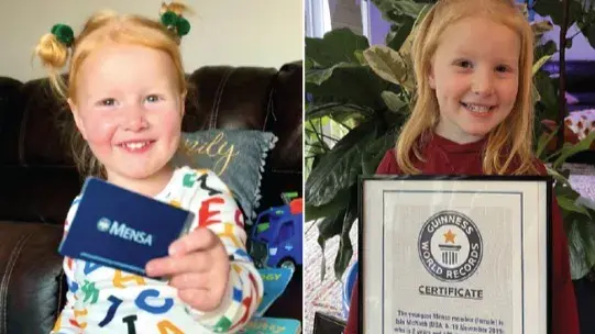Two-year-old Isla McNabb becomes Mensa's youngest member, in top 1% on IQ test Mensa