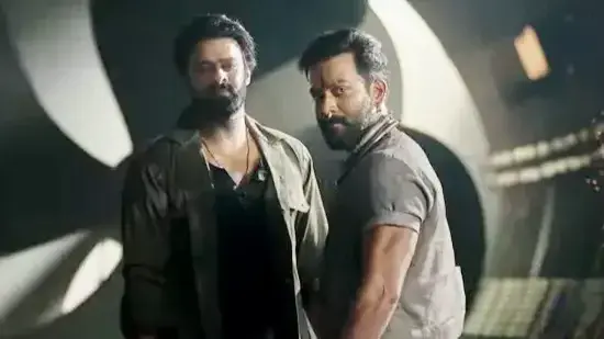 Prithviraj and Prabhas in Salaar poster