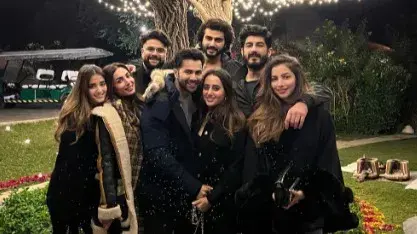 When Malaika Arora-Arjun Kapoor celebrated New Year 2023 with Varun Dhawan, wife Natasha Dalal Malaika Arora