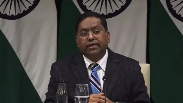 External Affairs Ministry spokesperson Randhir Jaiswal