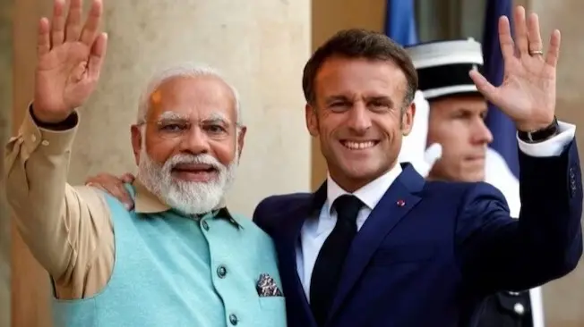 The French President, the chief guest for India's 75th Republic Day, to join PM Modi in Jaipur roadshow.