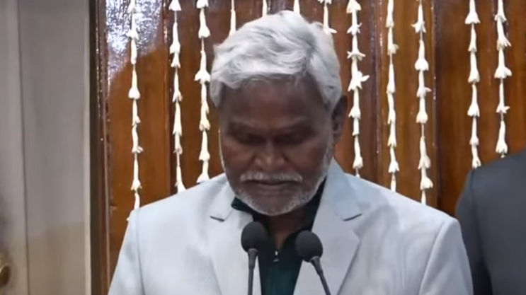 Breaking Champai Soren Takes Oath As Th Jharkhand Cm With